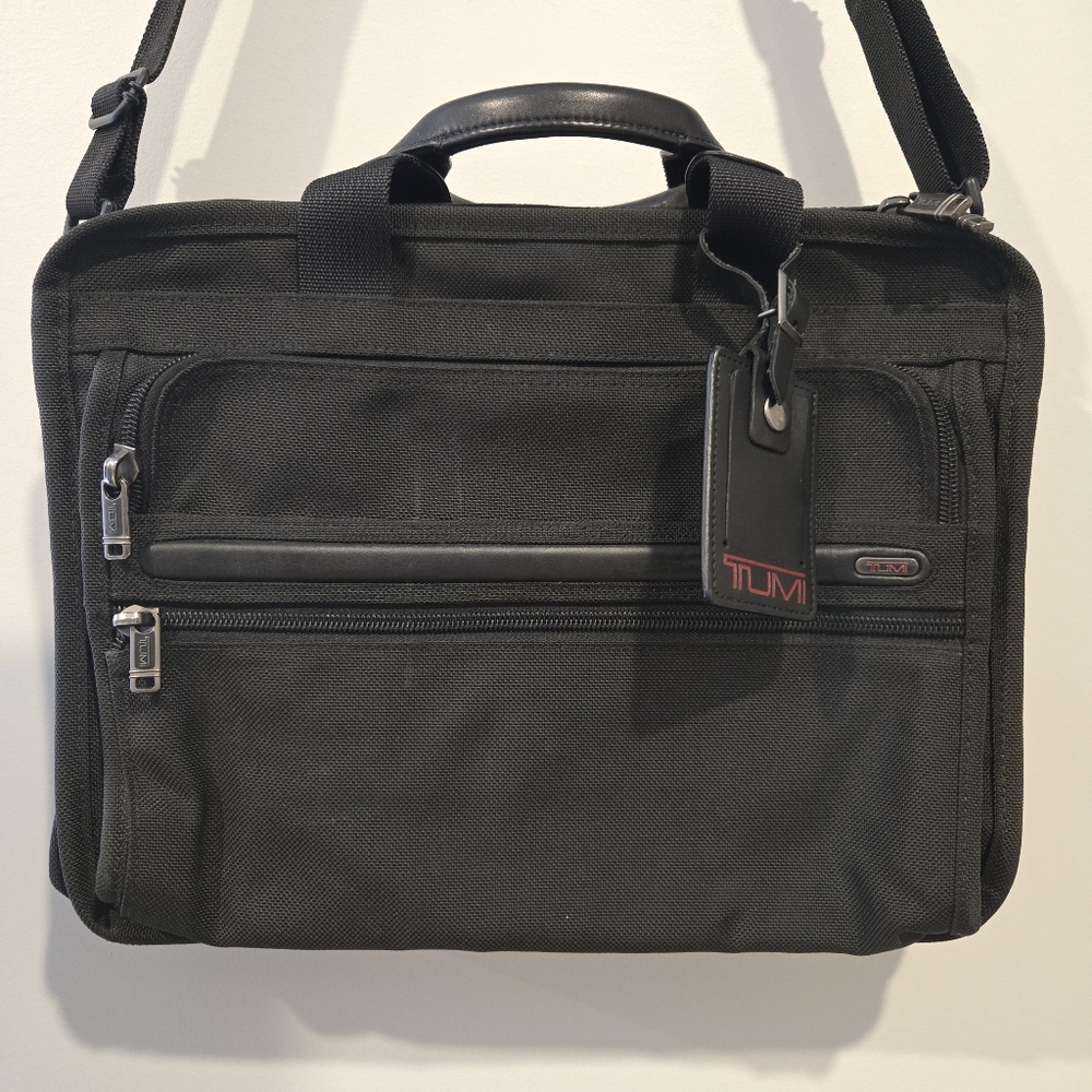 Tumi Alpha Organizer Brief Ballistic Nylon